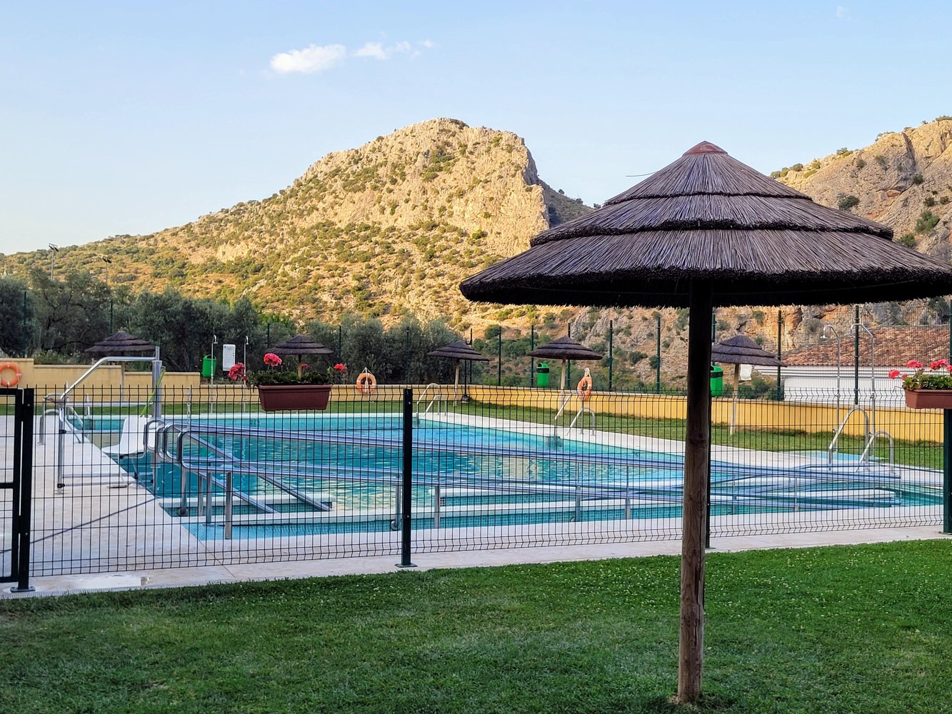 Village Pool & Mountains